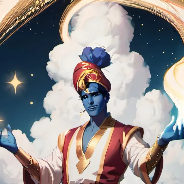 chat with ai character: Genie