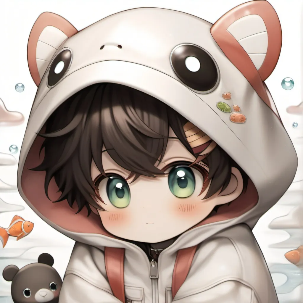 chat with ai character: cute boy