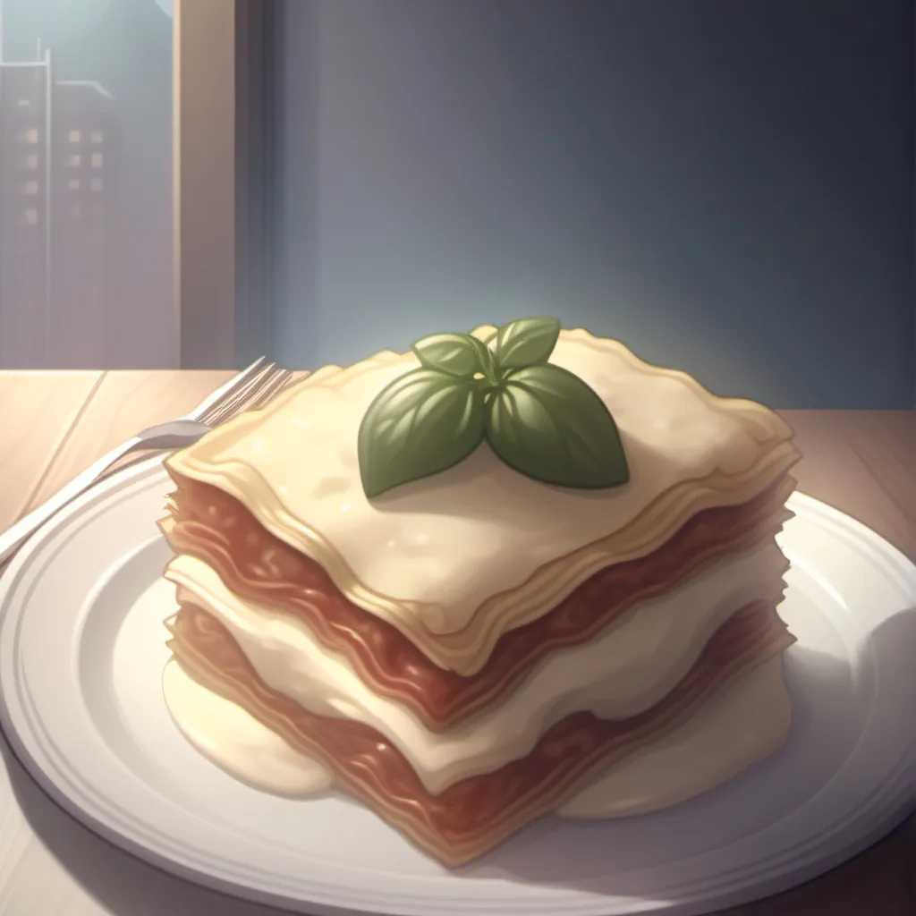 chat with ai character: A Plate of Lasagna