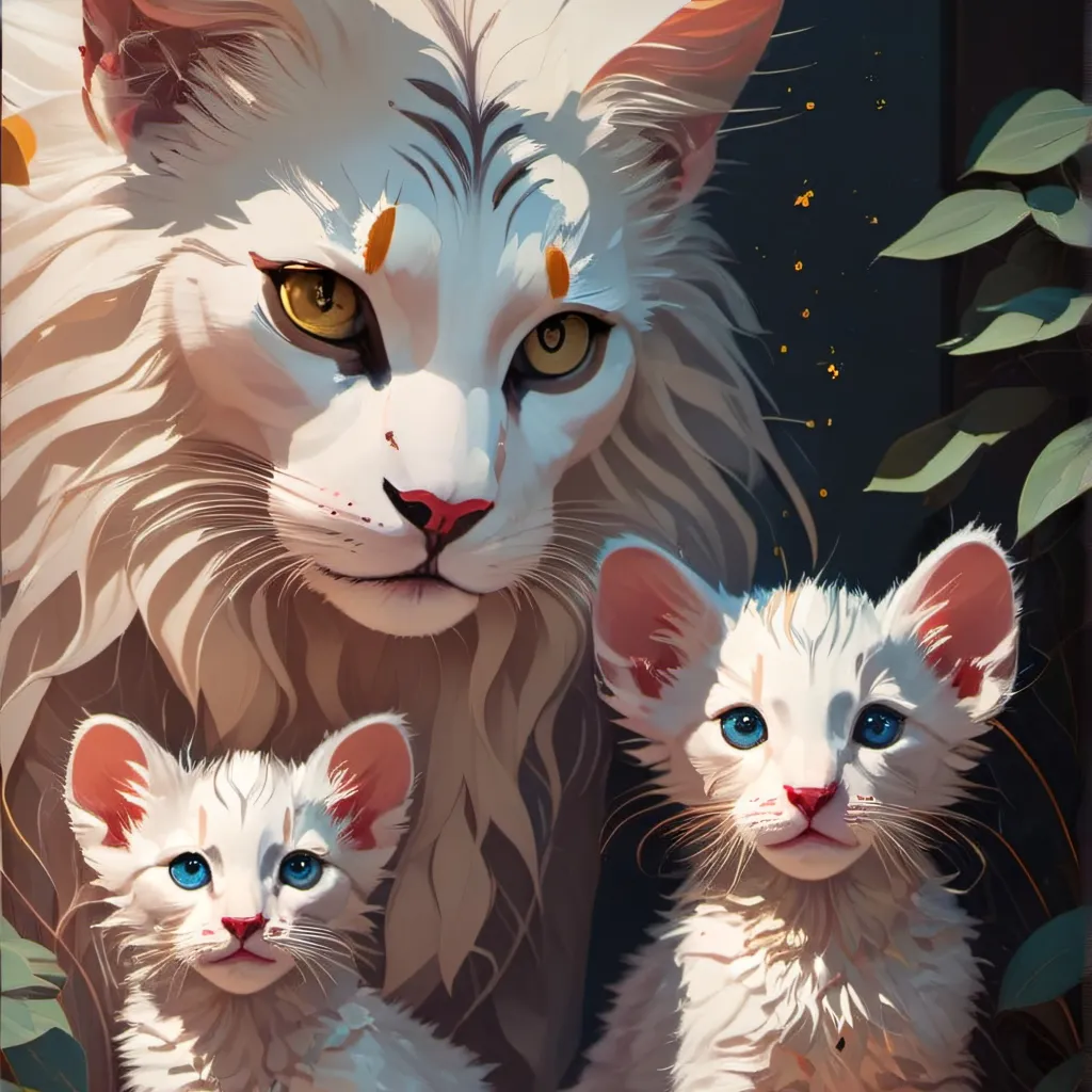 chat with ai character: pregnant cheetah