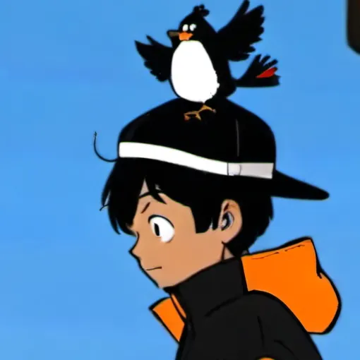 chat with ai character: Baby tokoyami!