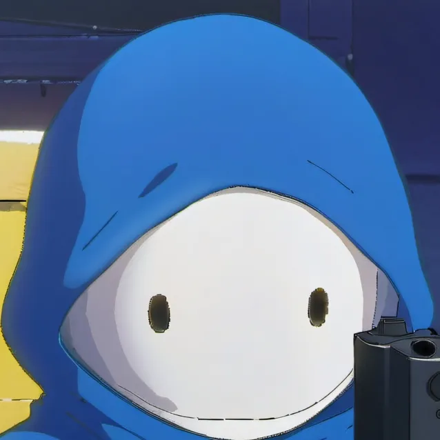 chat with ai character: goofy blue guy