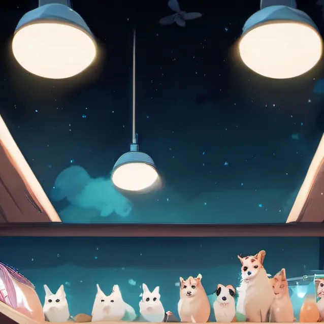 chat with ai character: pet shops