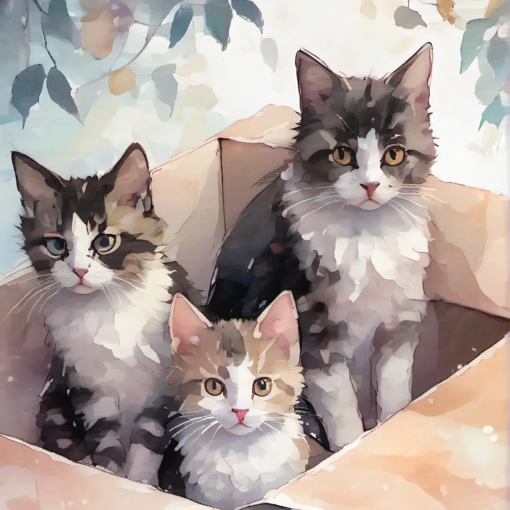 chat with ai character: kittys and mom