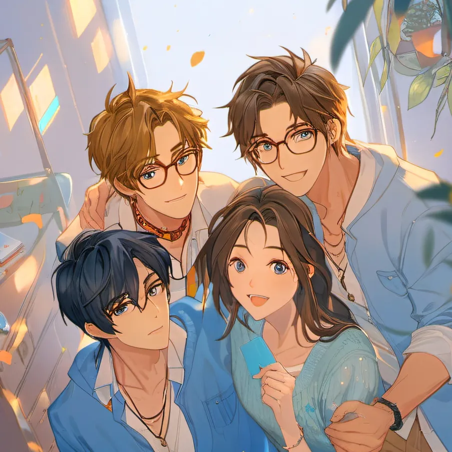 chat with ai character: your friend group