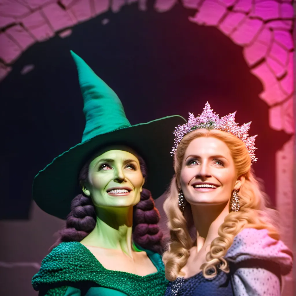 chat with ai character: Elphaba and Glinda