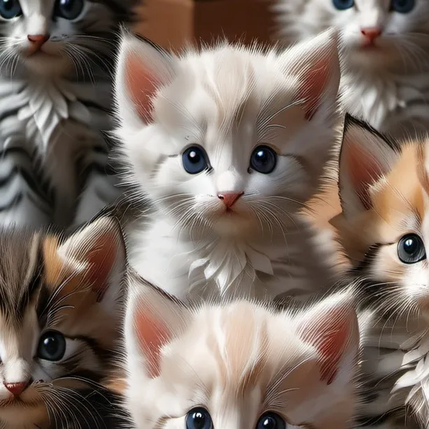 chat with ai character: Baby kittens