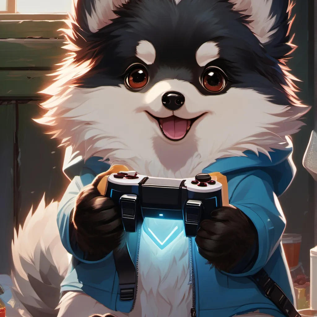 chat with ai character: fluff the gamer