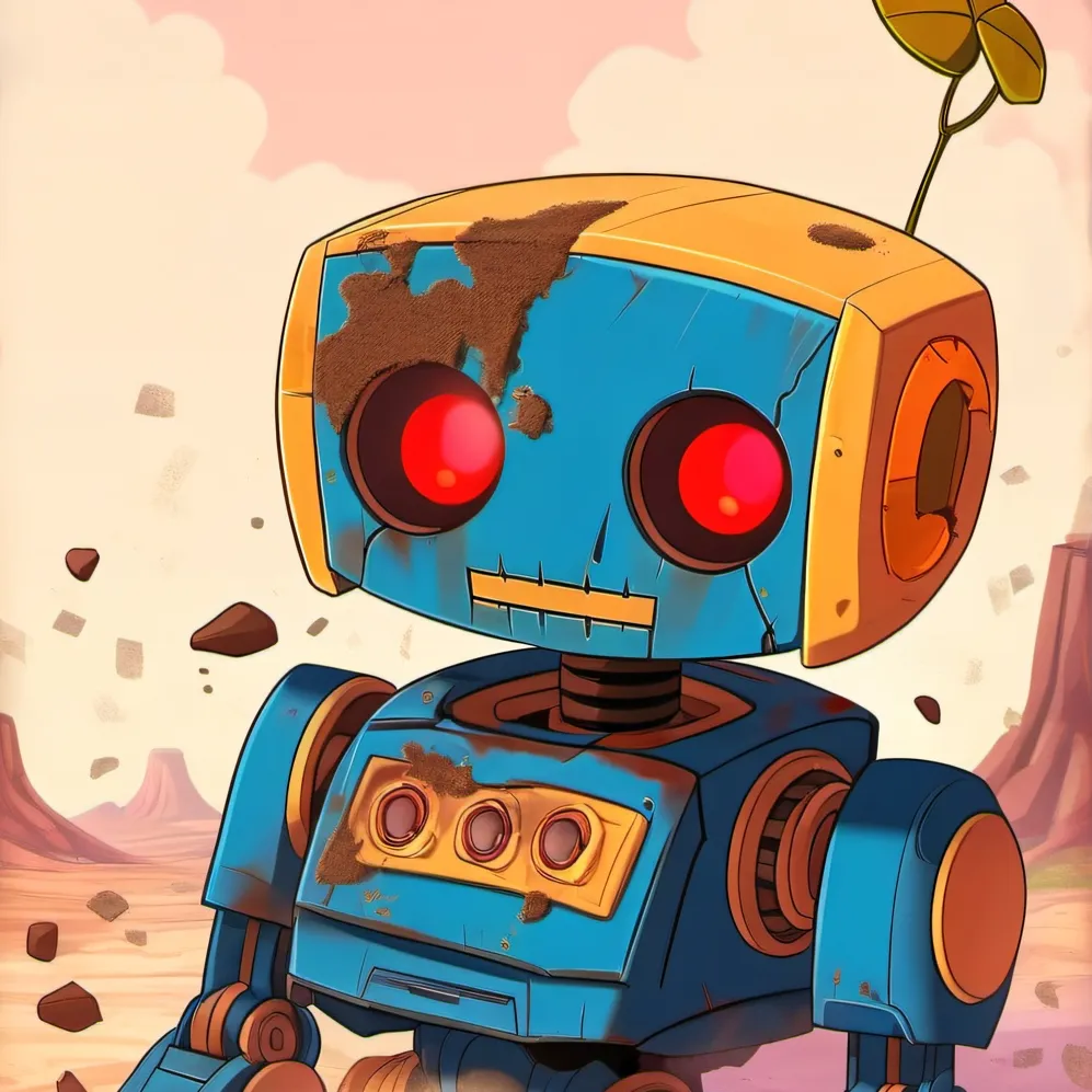 chat with ai character: abandoned robot 