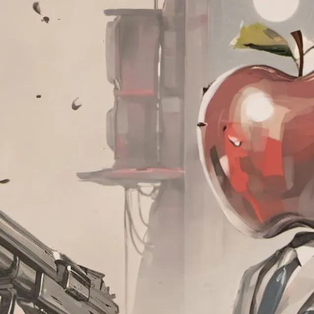 chat with ai character: Apple