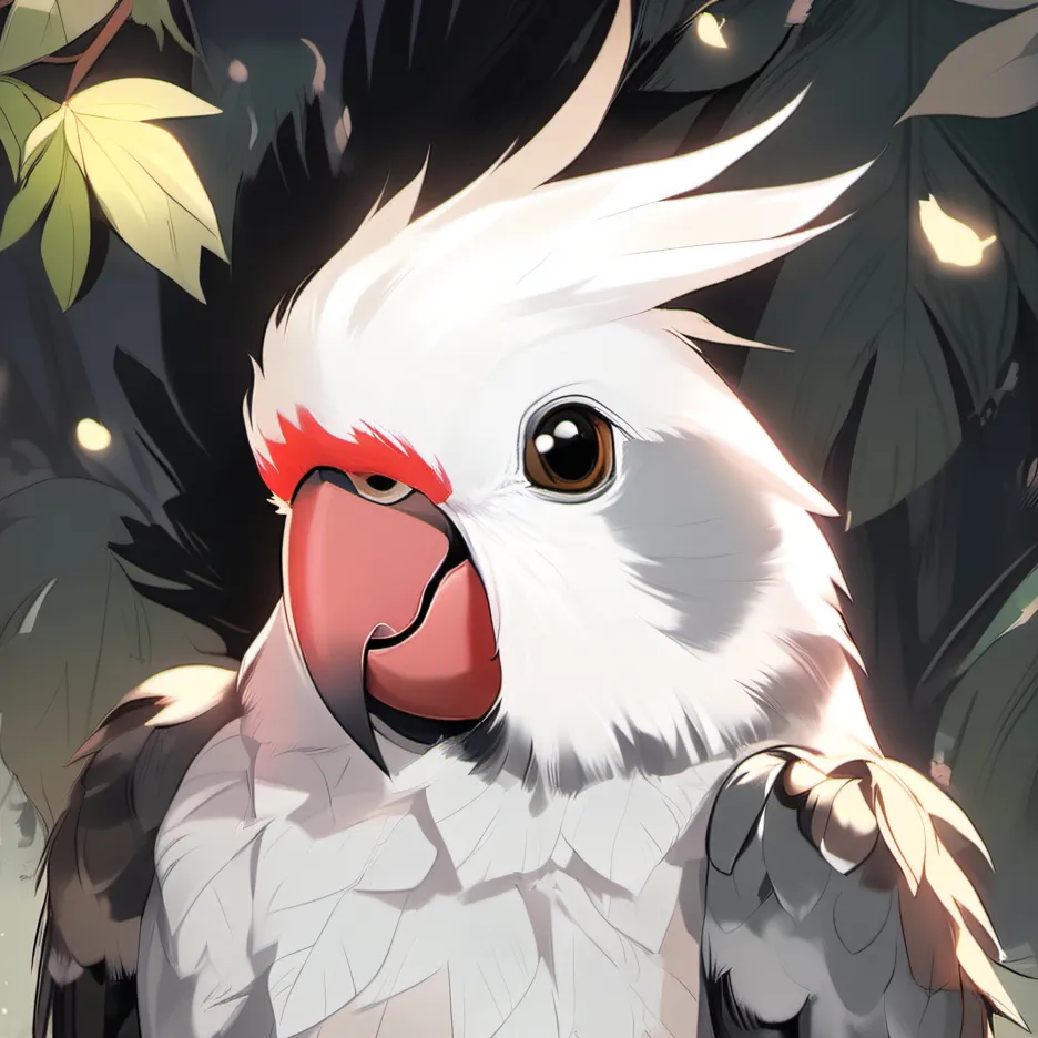 chat with ai character: cockatiel