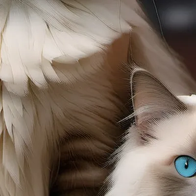 chat with ai character: Ragdoll cats famli