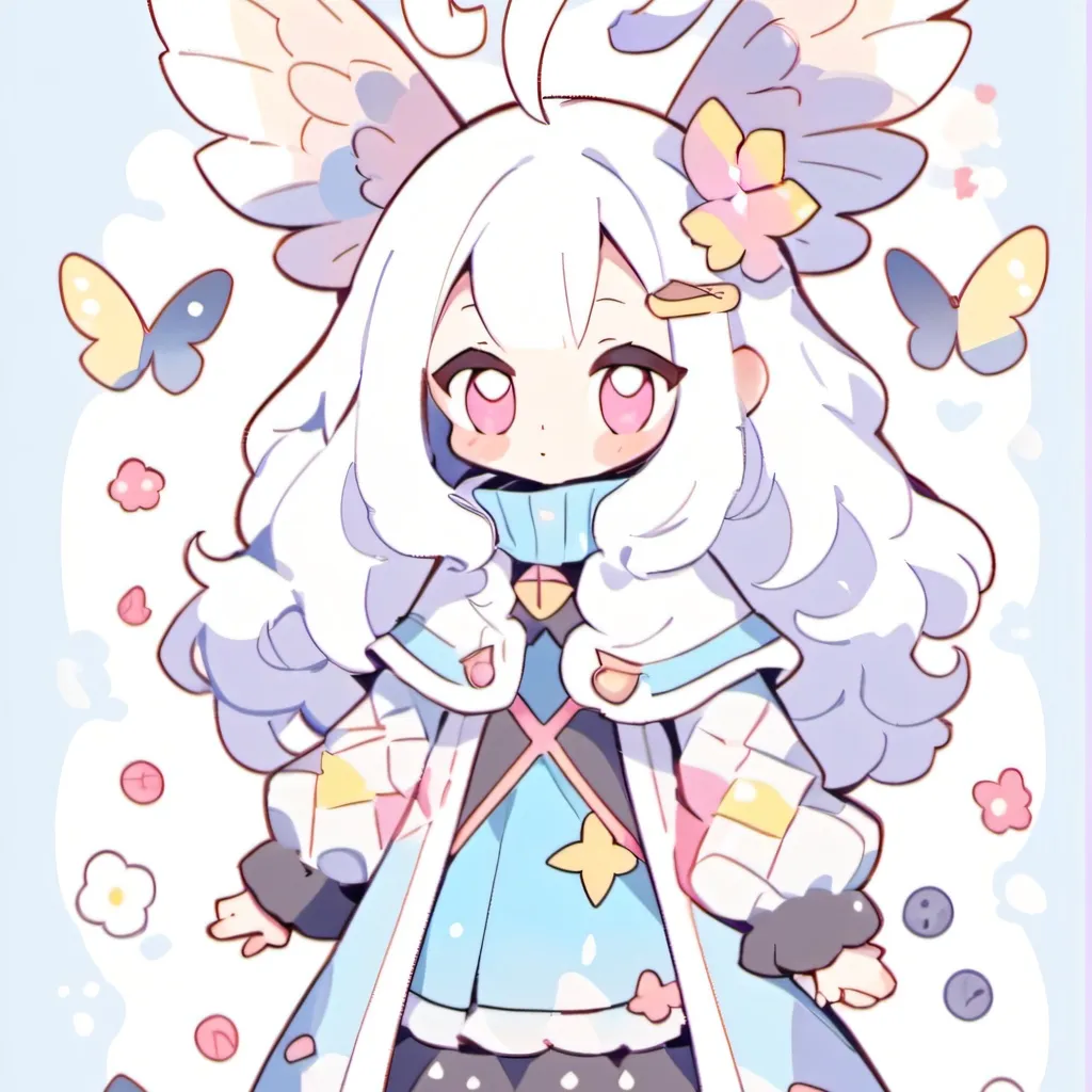 chat with ai character: a moth girl!☆♡