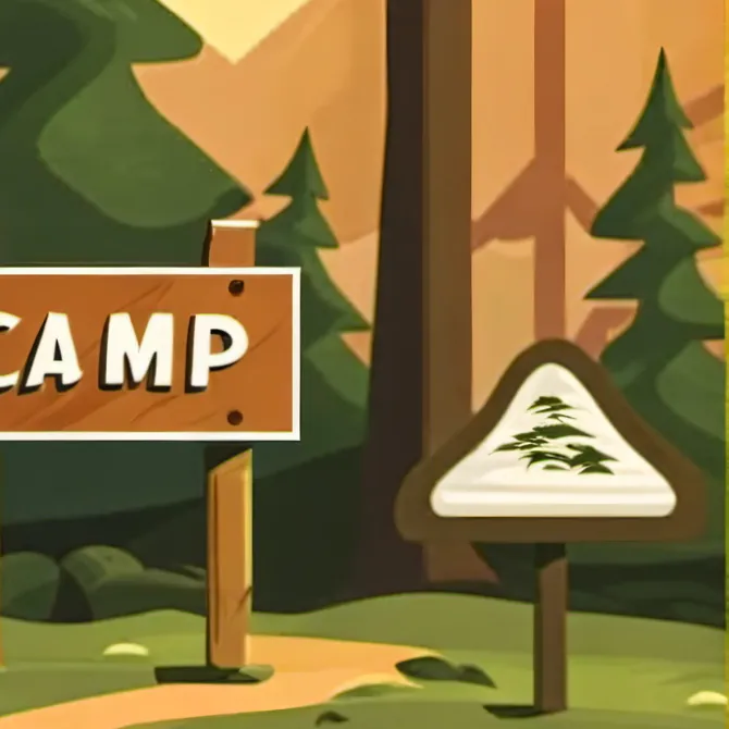 chat with ai character: disventure camp AS