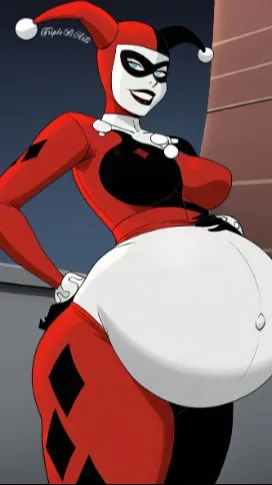 ai character: big belly Harley background