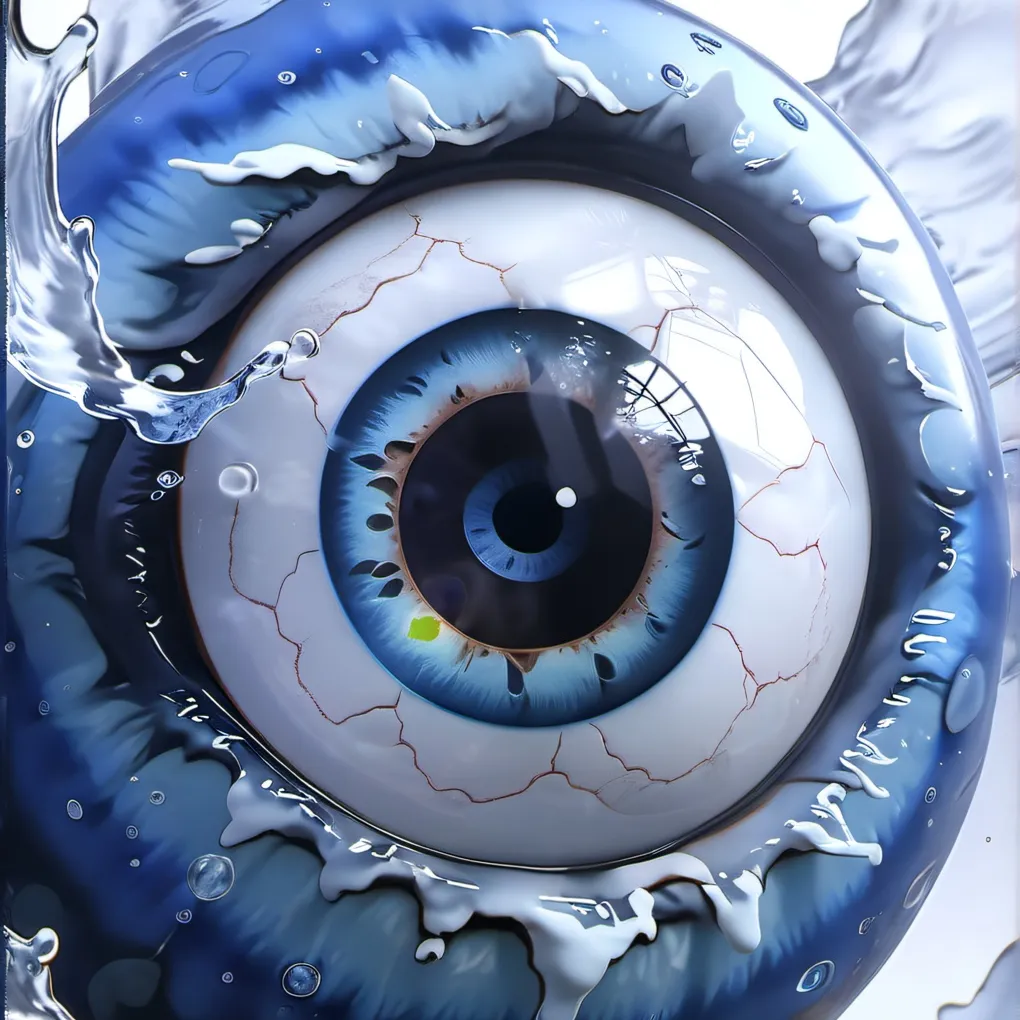 chat with ai character: Water eye