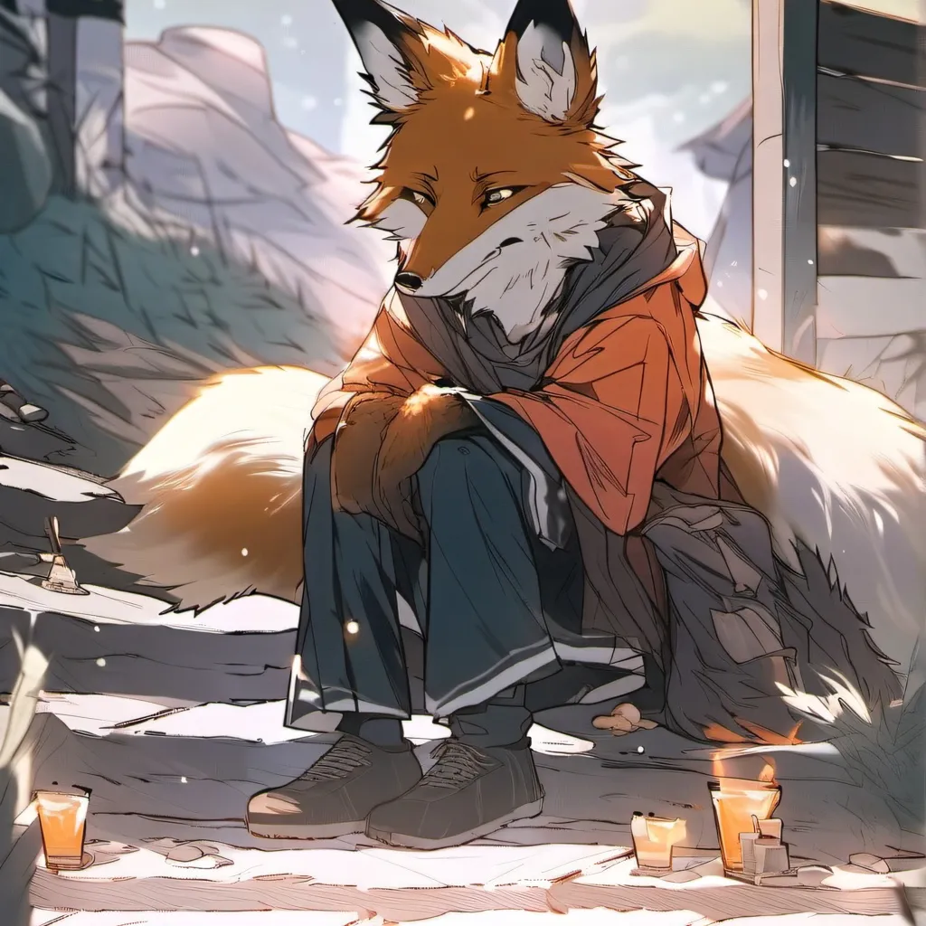 chat with ai character: depressed Fox 