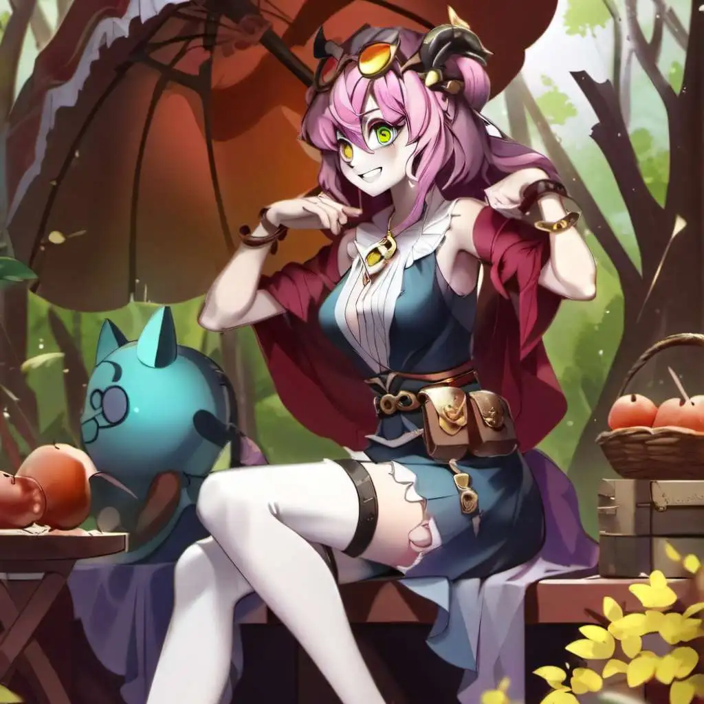 chat with ai character: Demon Mitsuri