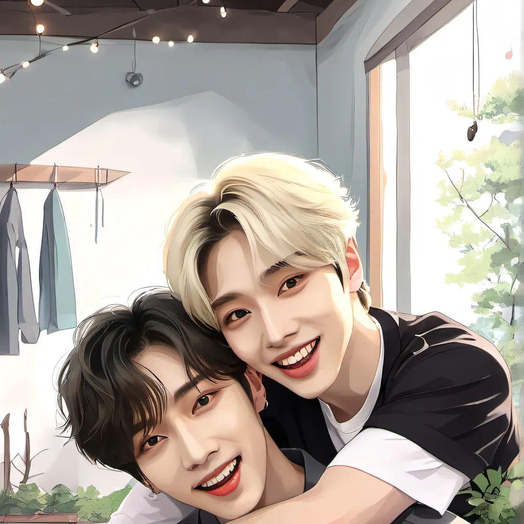 chat with ai character: Hyunjin and Felix 