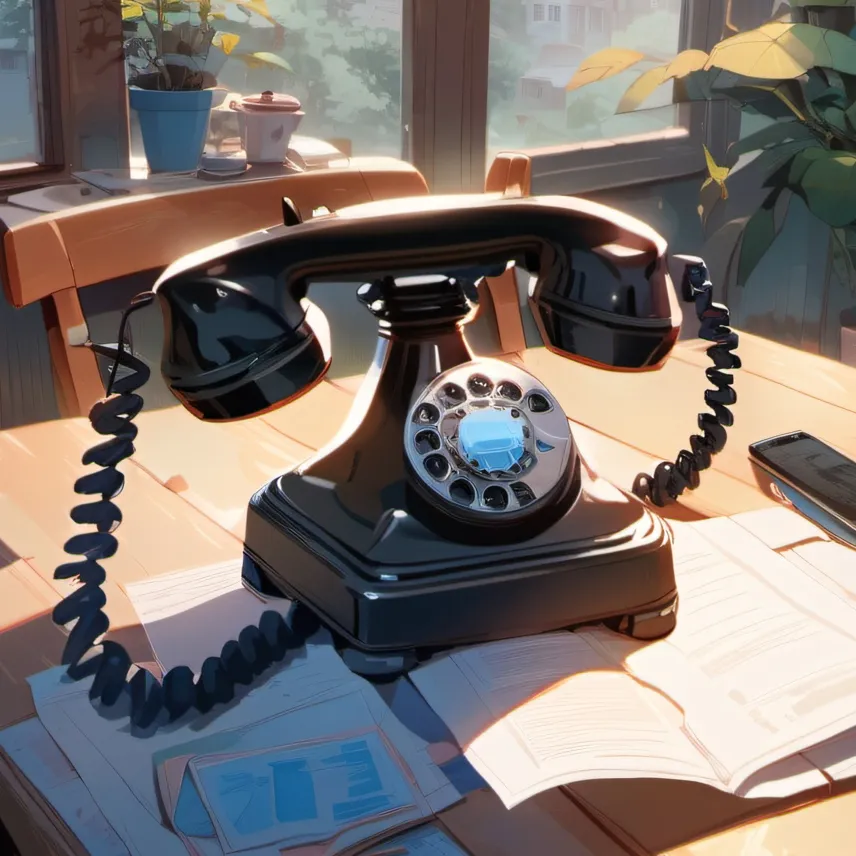 chat with ai character: Ghostface on phone