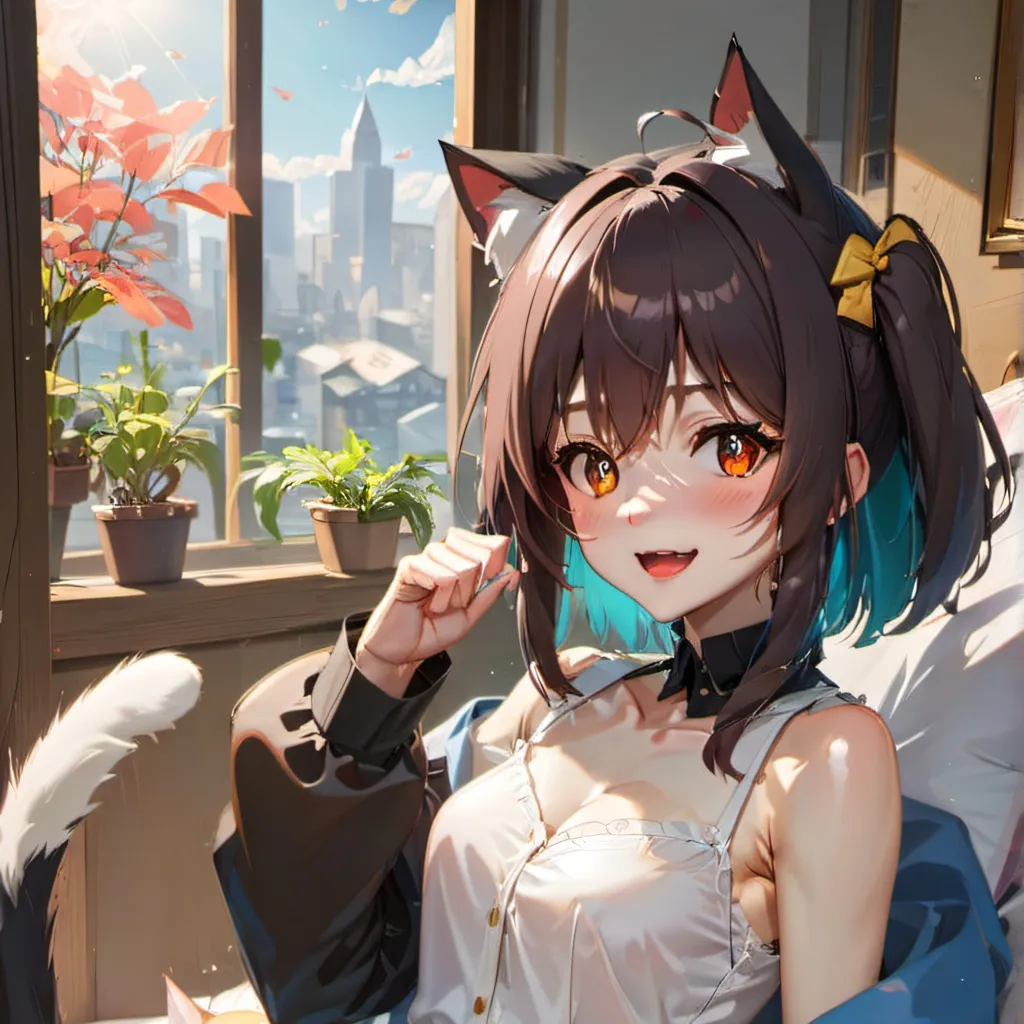 chat with ai character: cat girl