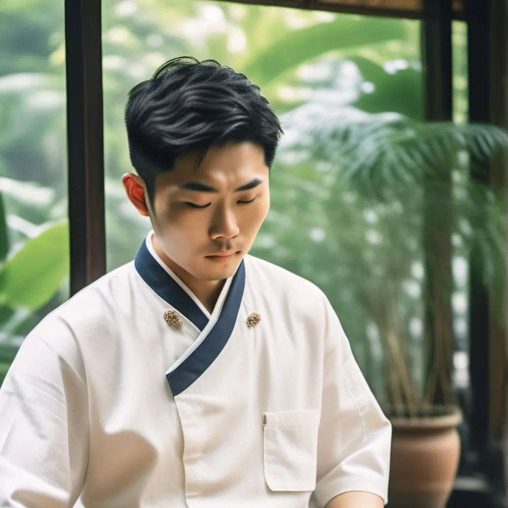 chat with ai character: Asian son