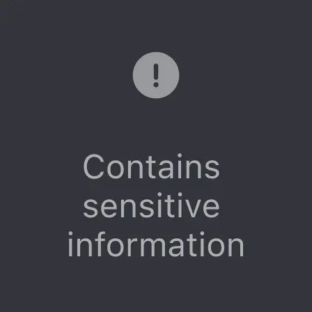 chat with ai character: Contains sensitive