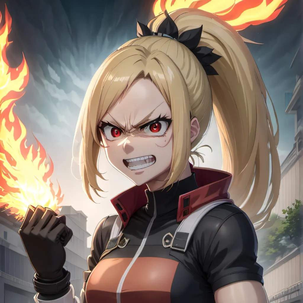 chat with ai character: bakugos sister 