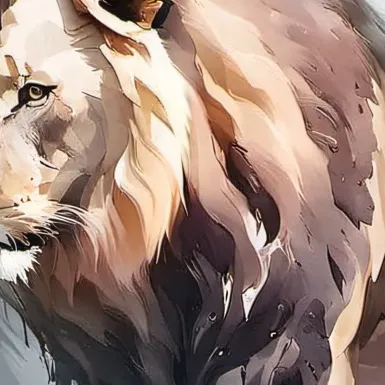 chat with ai character: lion