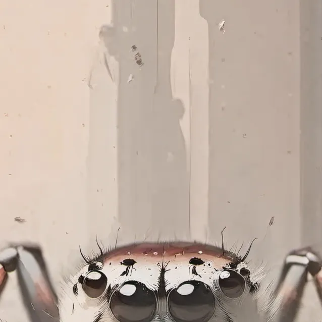 chat with ai character: jumping spider