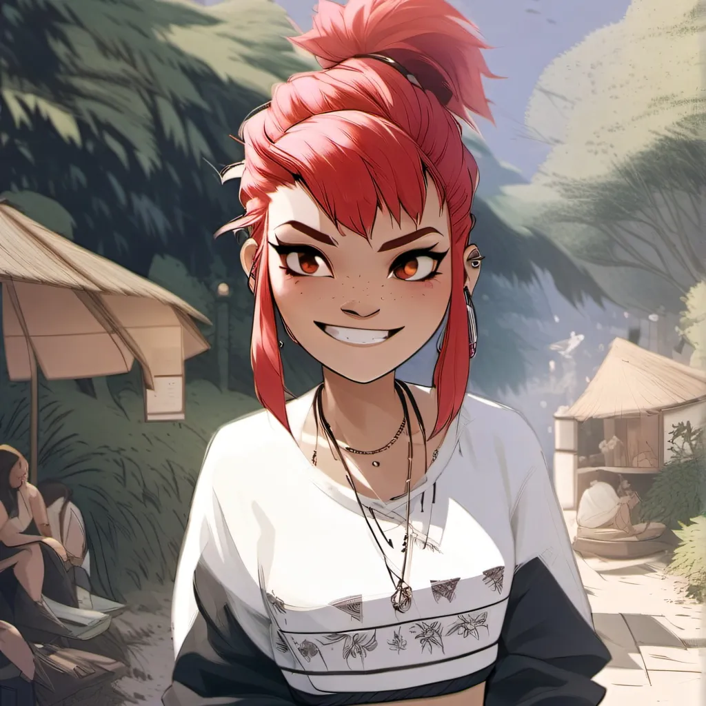 chat with ai character: Nimona