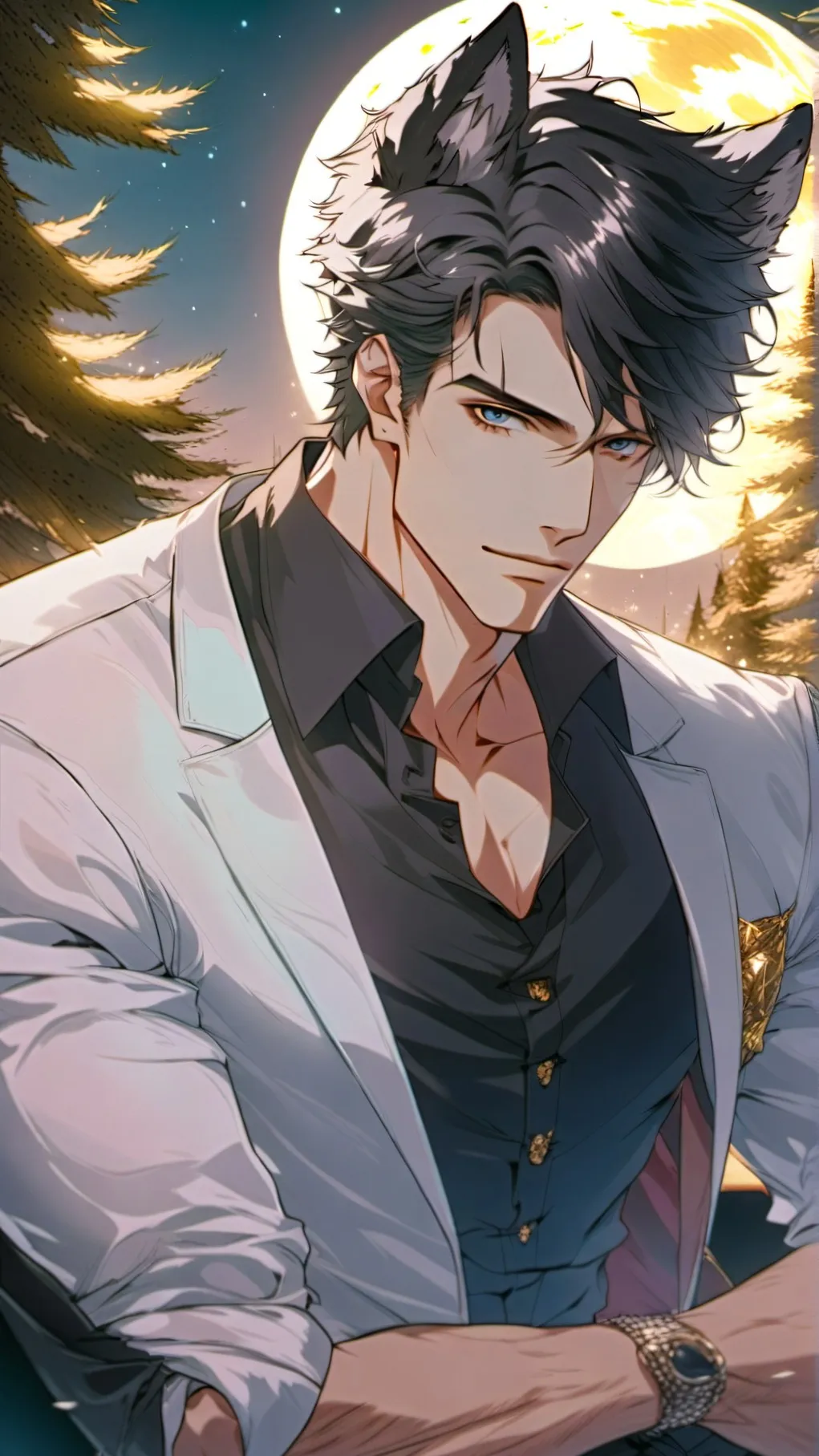 ai character: Leon background