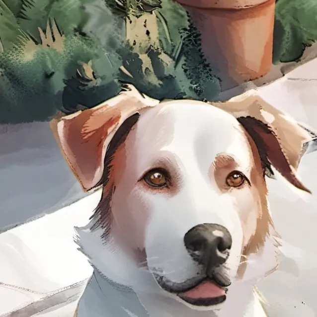 chat with ai character: dog