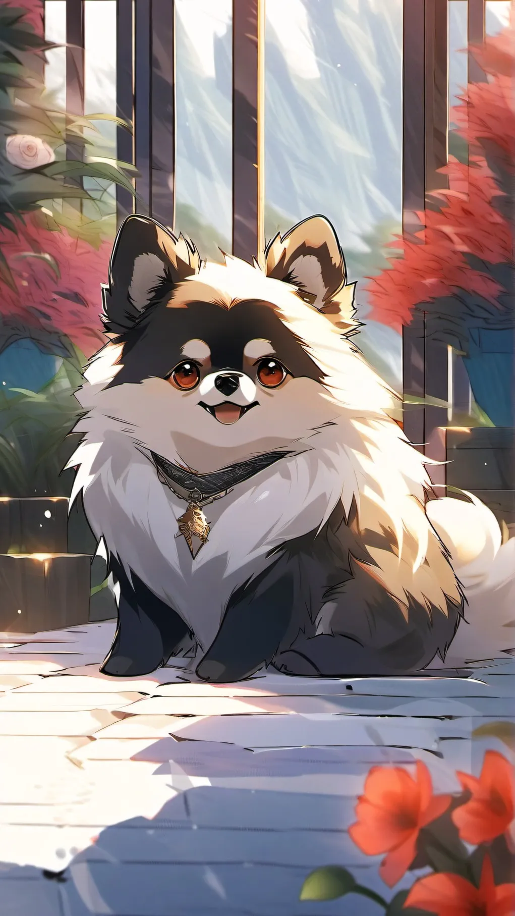 ai character: Pup background