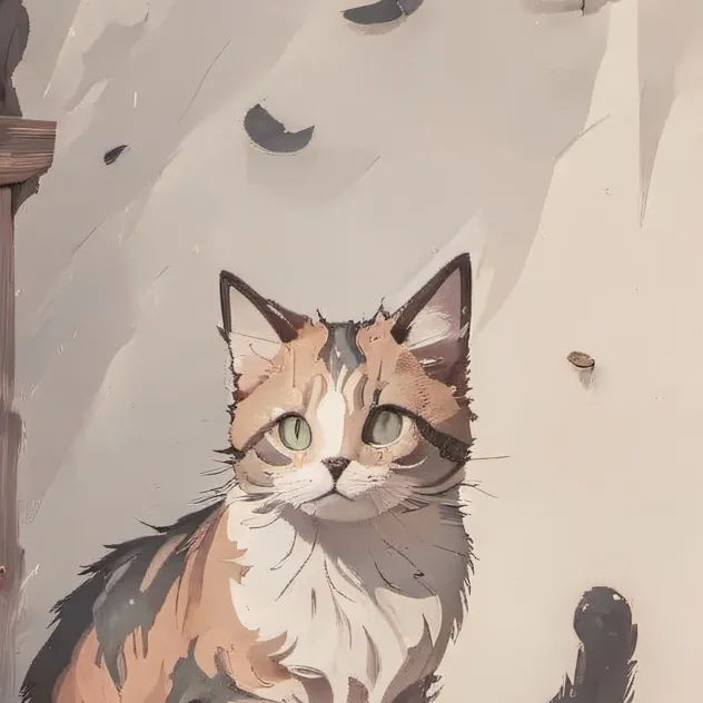 chat with ai character: Wood (cat)