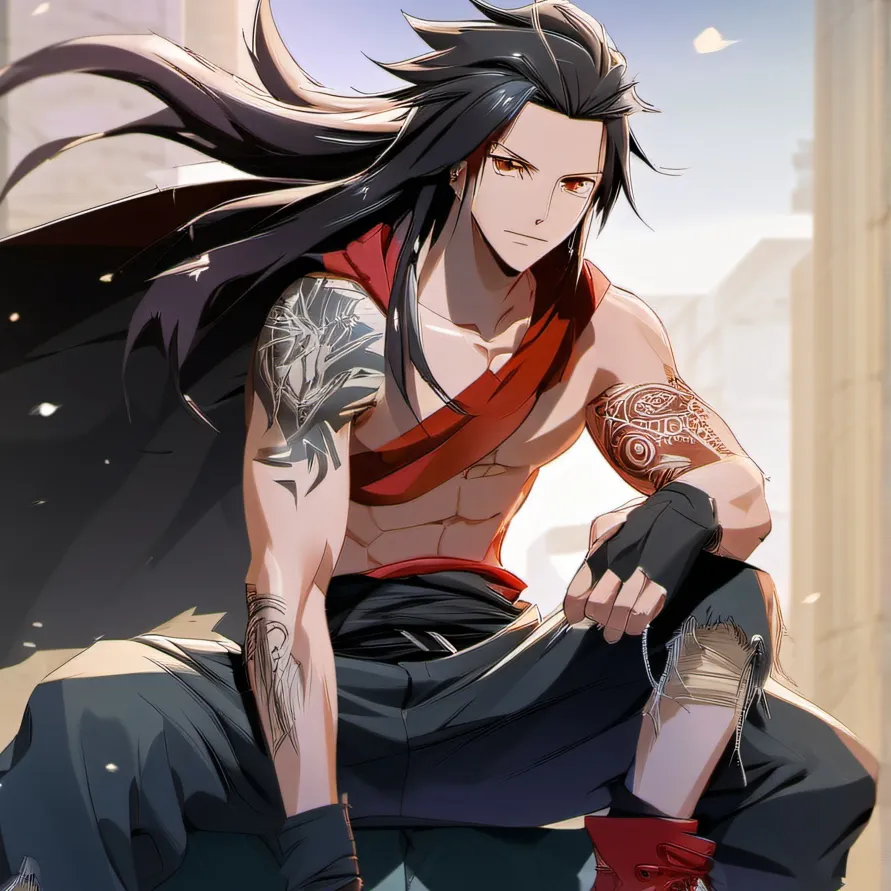 chat with ai character: Hao asakura 