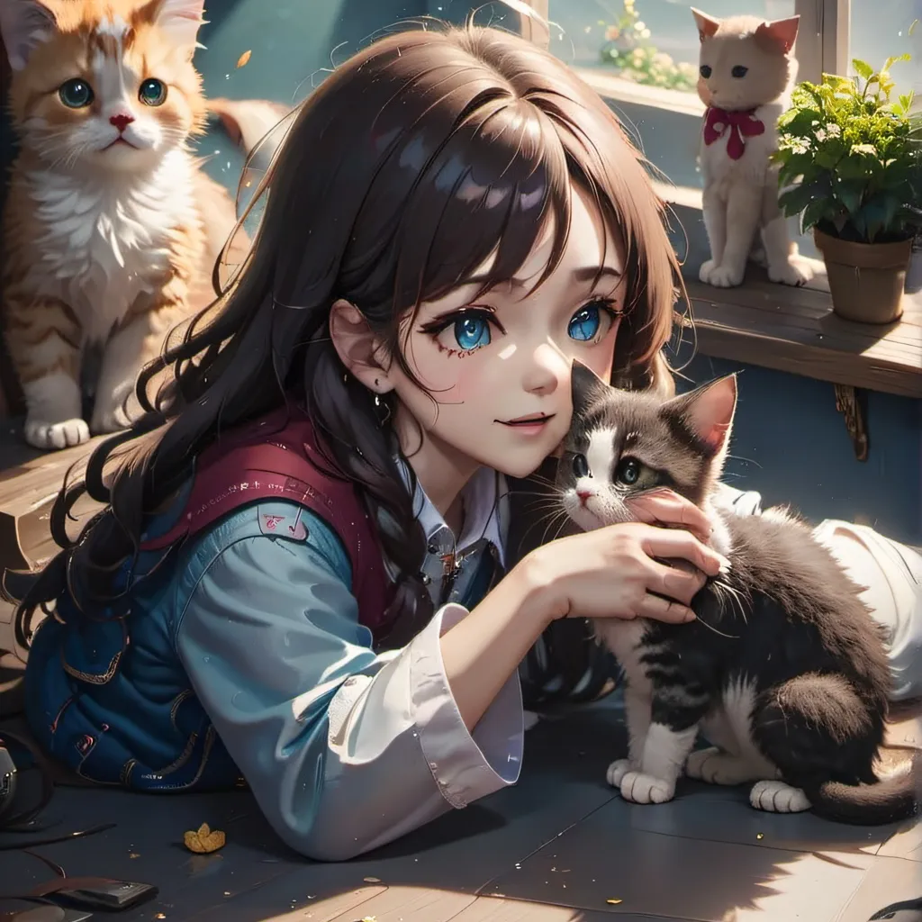chat with ai character: kitten