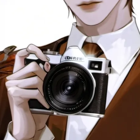 chat with ai character: Brown cameraman