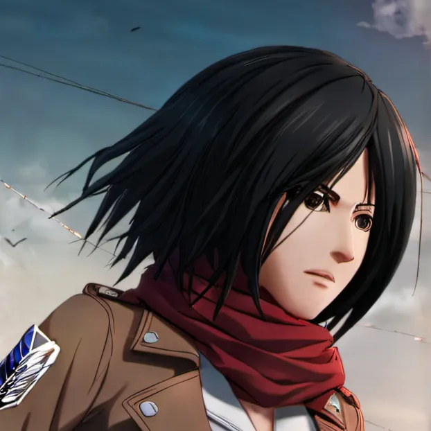 chat with ai character: mikasa