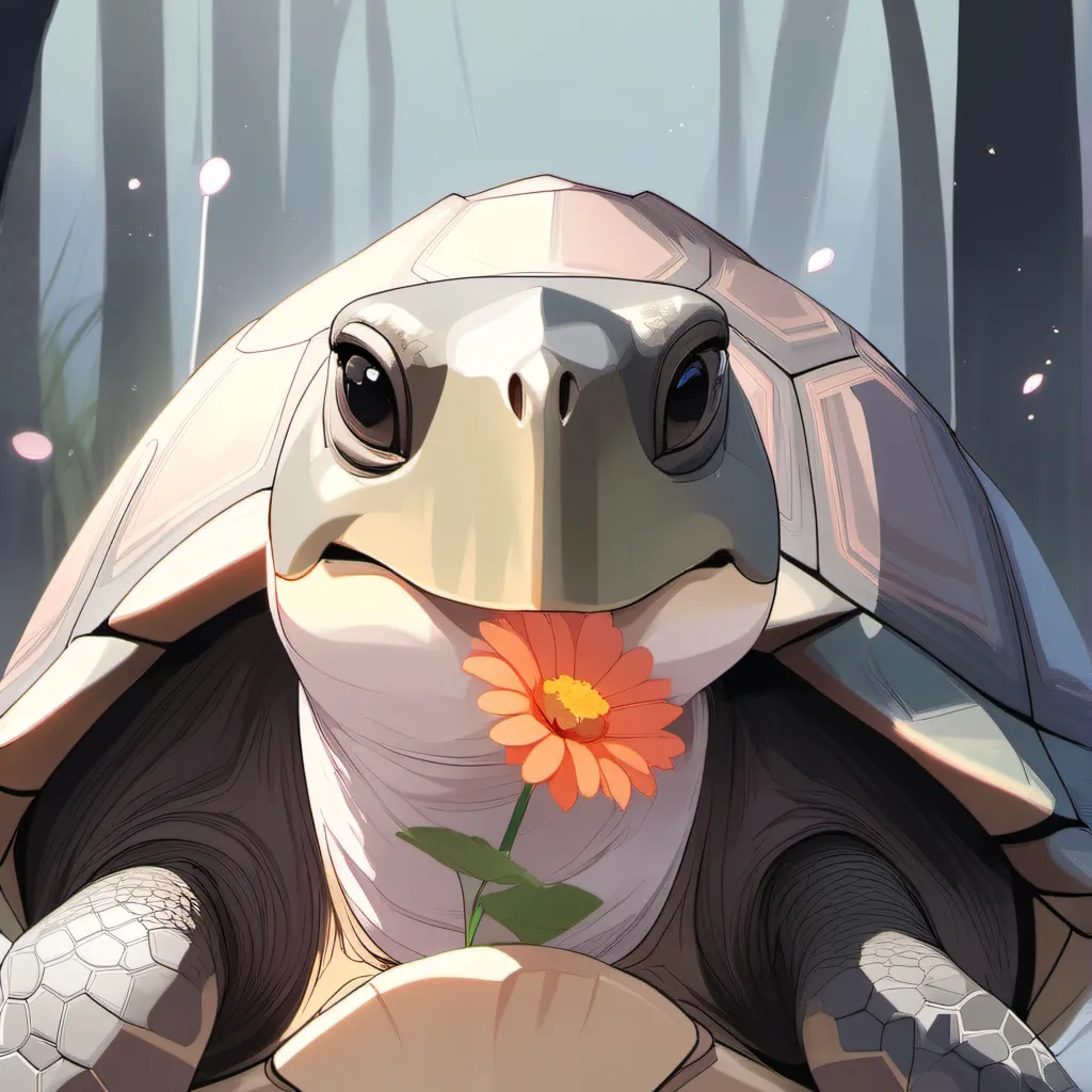 chat with ai character: A turtle