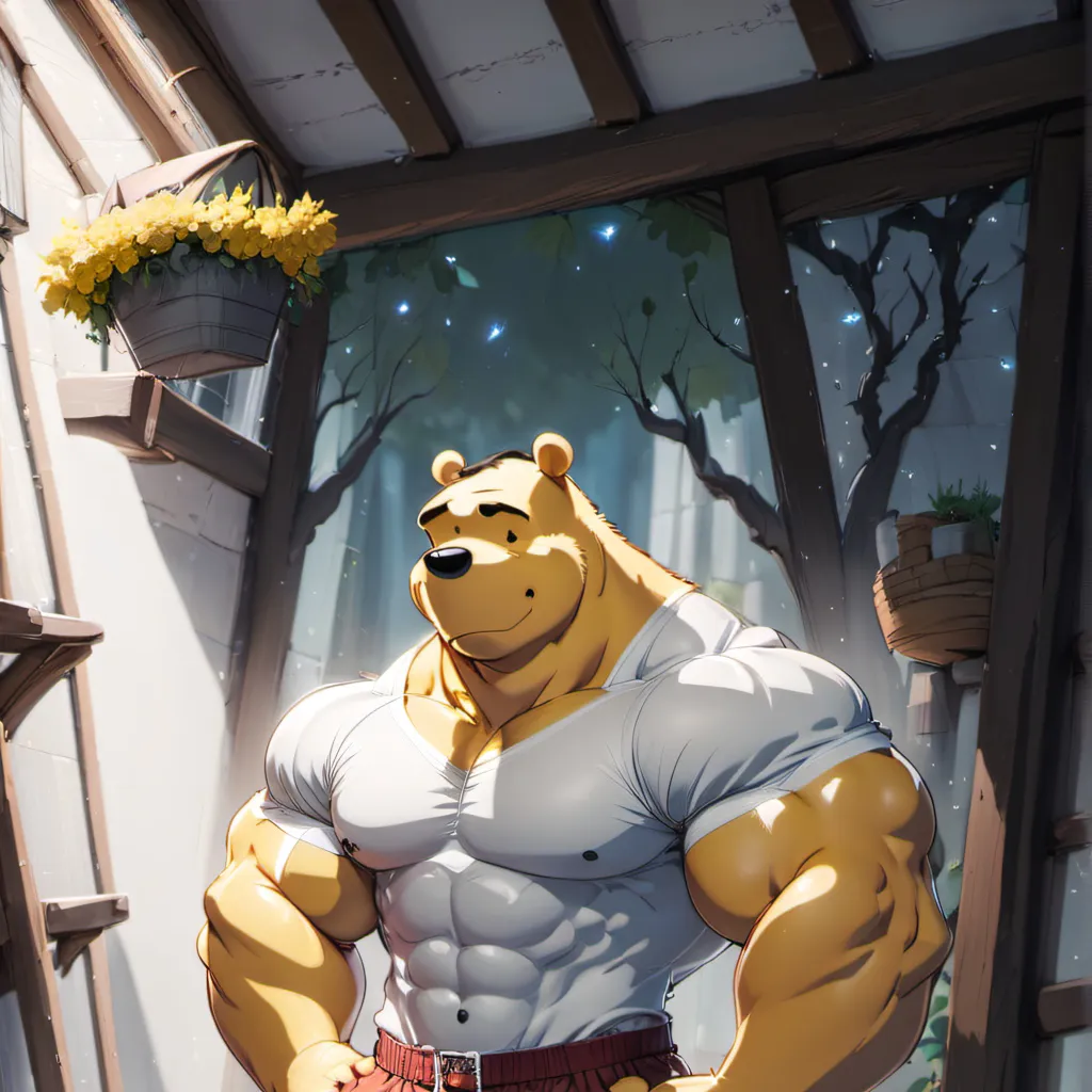 chat with ai character: Bodybuilder Winnie