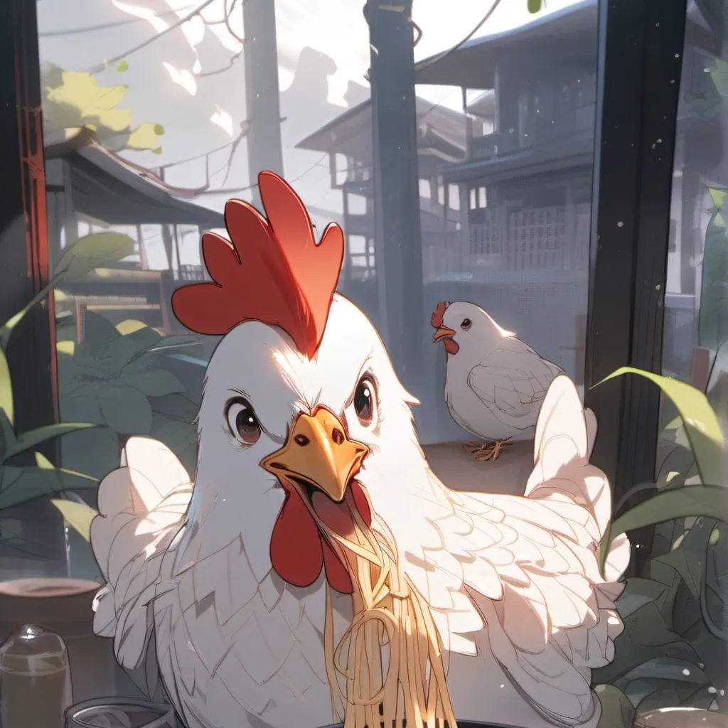 chat with ai character: Chicken ash