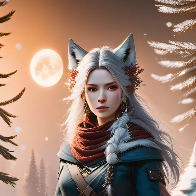 chat with ai character: snow