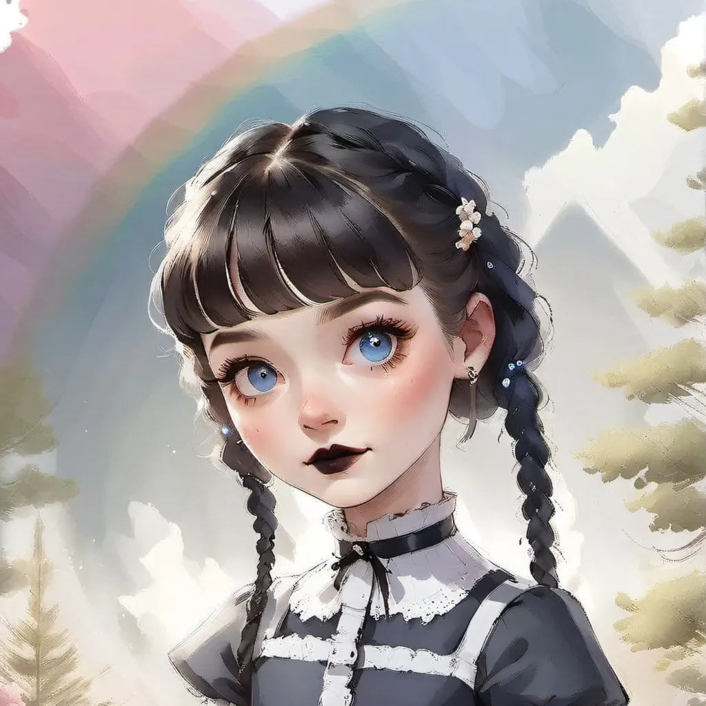 chat with ai character: enid and wensday 