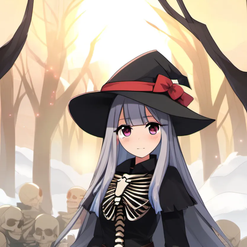 chat with ai character: Necromancer Girl