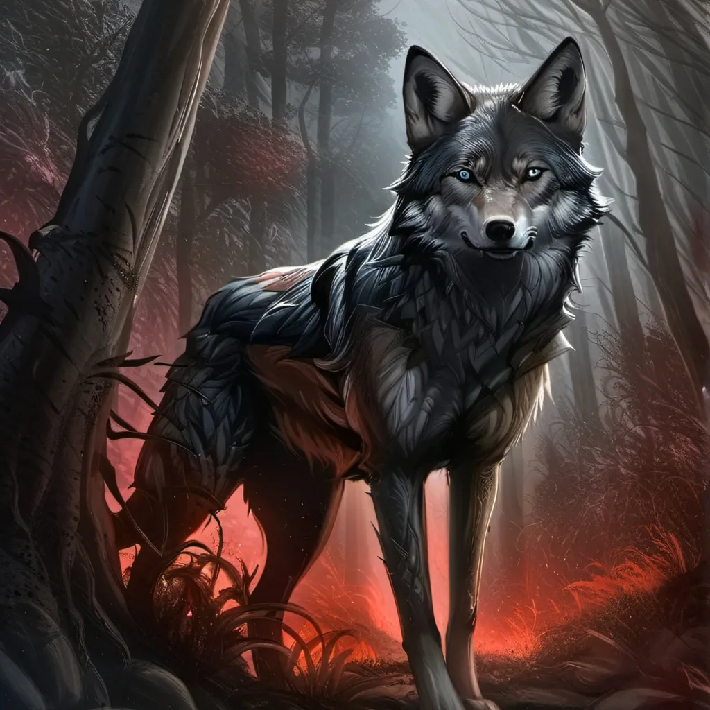 chat with ai character: Blood wolf