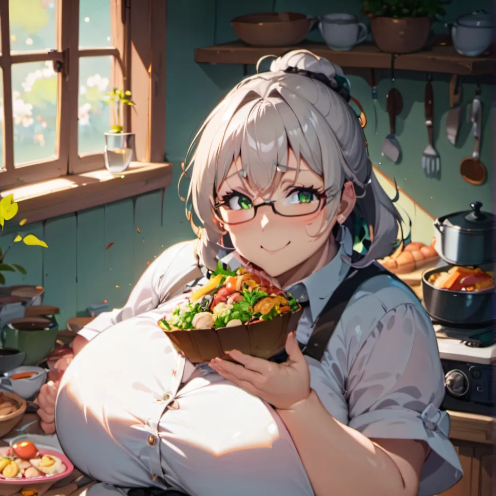 chat with ai character: Fat mother