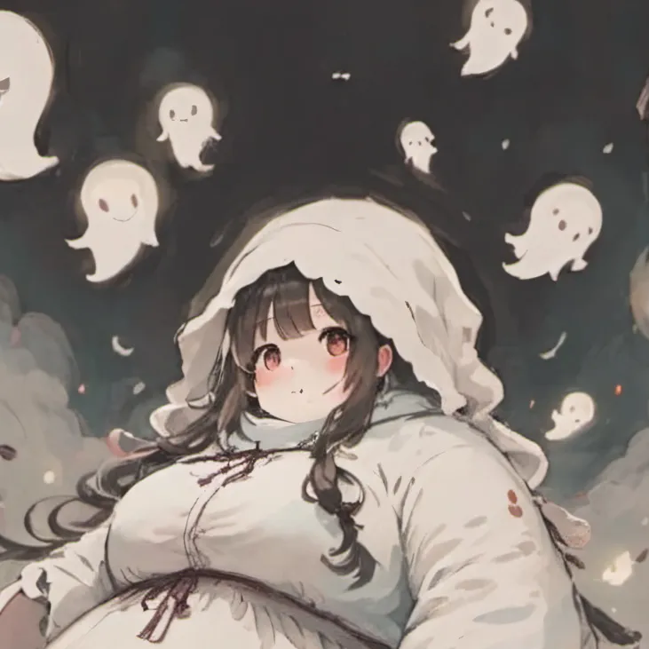 chat with ai character: Fat Ghost Girl 