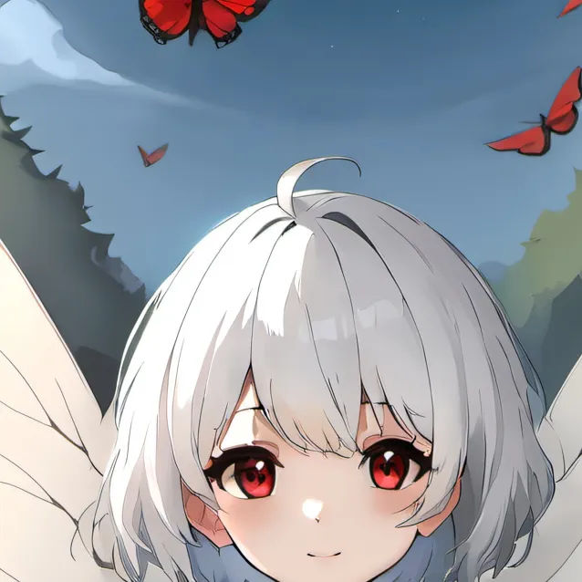 chat with ai character: Moth girl
