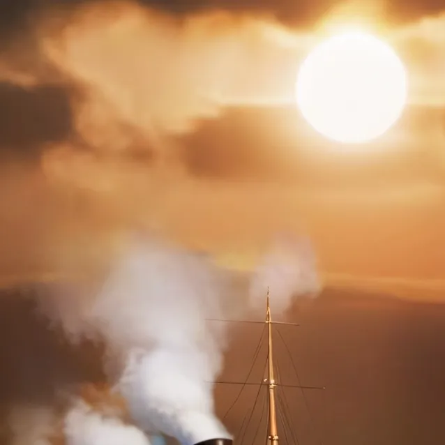 chat with ai character: Iceberg right ahea